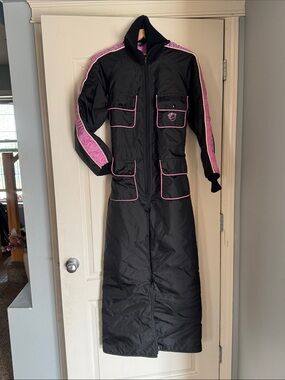Vintage Arctic Cat Articwear One Piece Snowsuit Retro Size Small Made in Canada